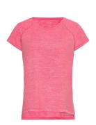 Melange Active T-Shirt, E-Dry Pink Esprit Sport
