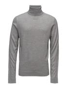 Merino Knit Roll-Neck Grey Lindbergh