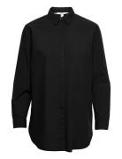 Long Blouse Made Of 100% Organic Cotton Black Esprit Casual