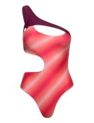 Coby Hole Swimsuit Patterned Hosbjerg