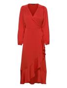 Slkarven Dress Ls Red Soaked In Luxury