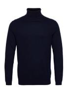 Slhberg Roll Neck Noos Navy Selected Homme