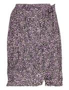 Slfjalina Hw Short Wrap Skirt M Patterned Selected Femme