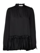 Ecovero Blouse Black Rosemunde