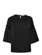 Recycled Polyester Blouse Black Rosemunde