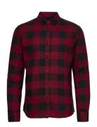 Onsgudmund Ls Checked Shirt Noos Red ONLY & SONS