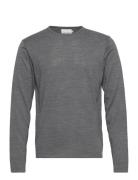 Cfkent Merino Crew Neck Knit Grey Casual Friday