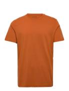 Slhnorman180 Ss O-Neck Tee S Orange Selected Homme