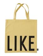 Favourite Tote Bag Statements Yellow Design Letters