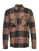 Onsmilo Ls Check Overshirt Brown ONLY & SONS