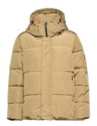 Hazekb Short Puffer Jacket Khaki Karen By Simonsen