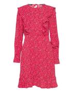 Ruffled Hem Mini Dress Pink Scotch & Soda