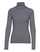 Vera Fine Rib Jersey Ls Patterned Double A By Wood Wood
