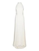 Maxi Length Neckholder Dress White IVY OAK