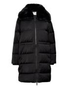 Lux Satin Puffer Coat Black Calvin Klein