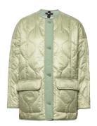 Tjw Over Onion Quilt Jacket Green Tommy Jeans