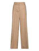 Countour Elastic Waist Pants Beige A Part Of The Art