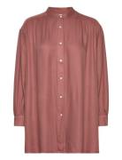 Auora Shirt Twill Burgundy Moshi Moshi Mind