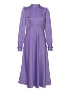 Yasdahlia Ls Midi Dress S. Purple YAS