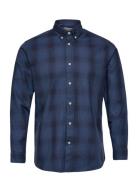 Slhslimtheo Shirt Ls Navy Selected Homme