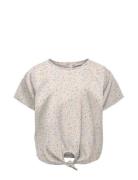 Koglino S/S Knot Top Ptm Patterned Kids Only