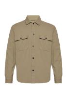 Onsteam Rlx Fabric Mix Ls Shirt Brown ONLY & SONS