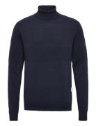 Slhmaine Ls Knit Roll Neck W Noos Navy Selected Homme