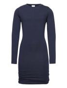 Basic L_S Dress Noos Sustainable Blue The New