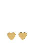 Vivi Heart Earrings Gold-Plated Gold Pilgrim