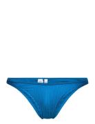 High Leg Cheeky Bikini Blue Calvin Klein