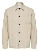 Slhlooseblas-Linen Overshirt Ls W Cream Selected Homme