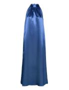 Visittas Halterneck Maxi Dress - Noos Blue Vila