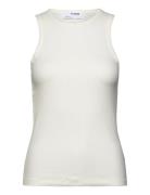 Slfanna O-Neck Tank Top Noos White Selected Femme