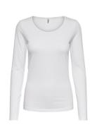 Onllive Love L/S Ck Top Noos Jrs White ONLY