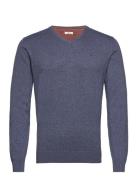 Basic V Neck Sweater Navy Tom Tailor