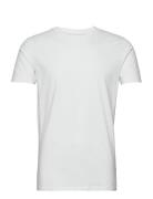 Mens Stretch Crew Neck Tee S/S White Lindbergh