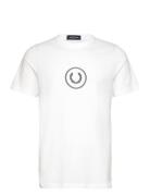 Circle Branding T-Shirt White Fred Perry