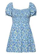 Domenica Mini Dress Blue Faithfull The Brand