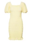 Rikko Solid Dress Yellow A-View