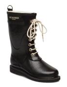 3/4 Rubber Boots Black Ilse Jacobsen
