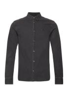 Gleason Ls Shirt Black AllSaints