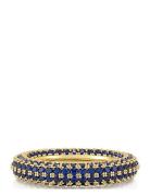 Pave Amalfi Ring- Blue Sapphire Gold Blue LUV AJ
