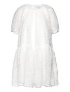 Slfmanuela 2/4 Short Structure Dress B White Selected Femme