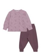 Pyjamas W. Aop Purple CeLaVi