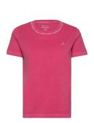 Sunfaded C-Neck Ss T-Shirt Pink GANT
