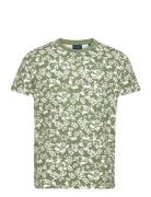Floral Print T-Shirt Green GANT