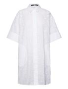 Broderie Anglaise Shirtdress White Karl Lagerfeld