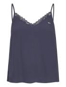Tjw Essential Lace Strappy Top Navy Tommy Jeans