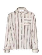Kydia Stripe Shirt Cream Hosbjerg