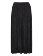 Slfsimsa Midi Plisse Skirt Noos Black Selected Femme